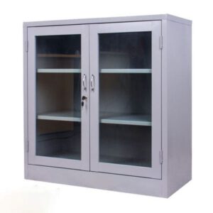 Tủ sắt 2 cánh kính (thấp)