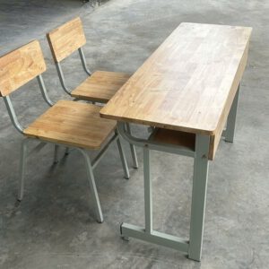 Giới thiệu về bàn ghế học sinh gỗ MDF và gỗ cao su